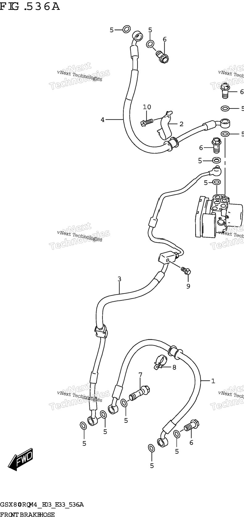Front Brake Hose