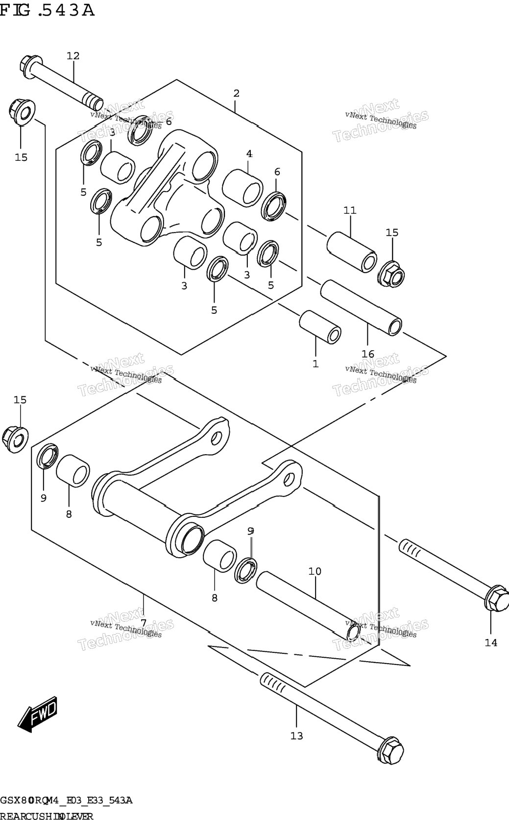 Rear Cushion Lever