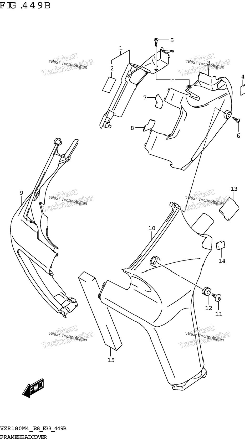 Frame Head Cover (Vzr1800bz)
