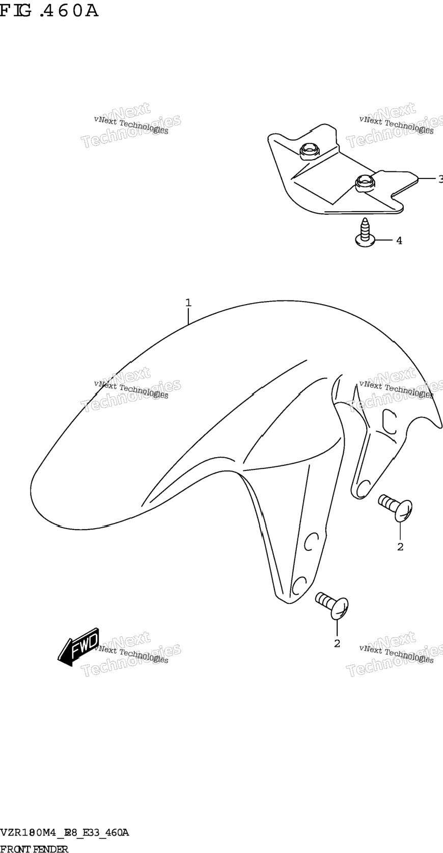 Front Fender (Vzr1800)