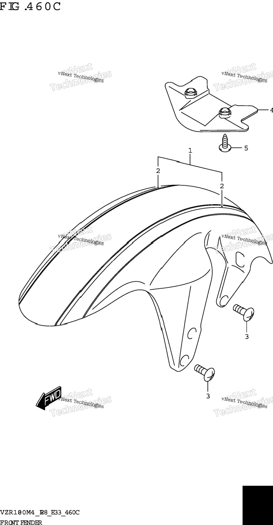 Front Fender (Vzr1800bz)(Kel)