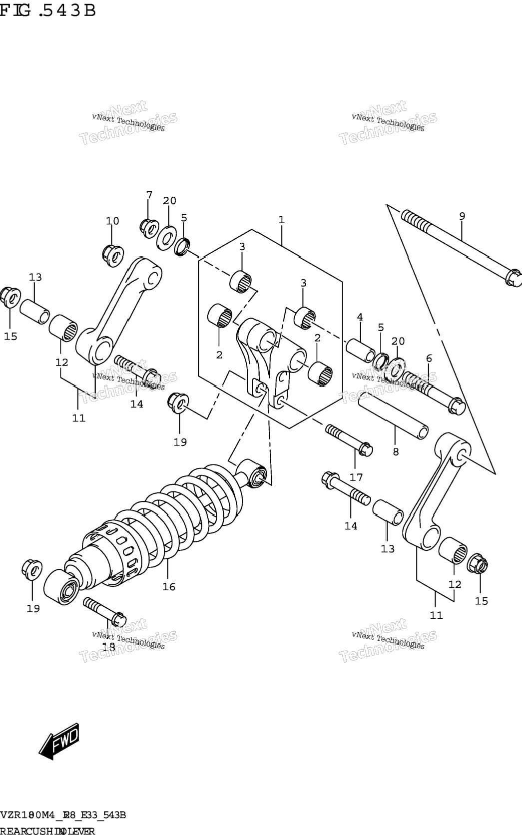 Rear Cushion Lever