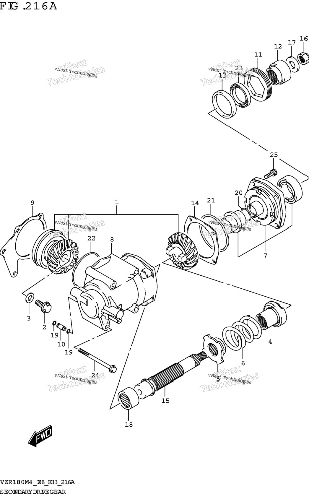 Secondary Drive Gear