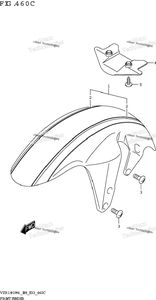 Нажмите для увеличения Front Fender (Vzr1800bz)(Kel)