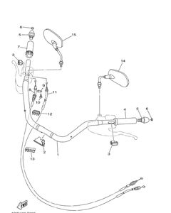 Нажмите для увеличения Steering Handle Cable