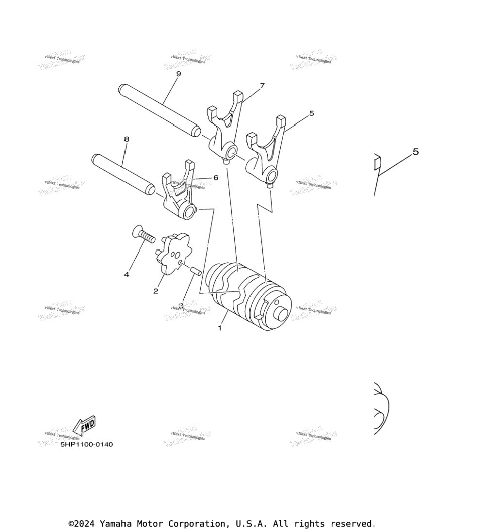 Shift Cam Fork