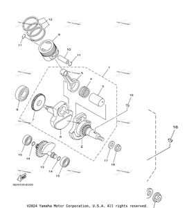 Нажмите для увеличения Crankshaft Piston