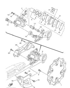 Нажмите для увеличения Rear Brake Caliper