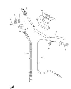 Нажмите для увеличения Steering Handle Cable