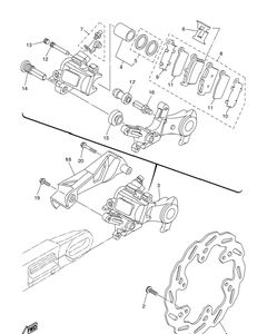 Нажмите для увеличения Rear Brake Caliper