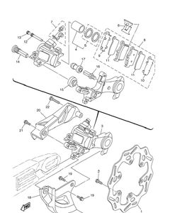 Нажмите для увеличения Rear Brake Caliper