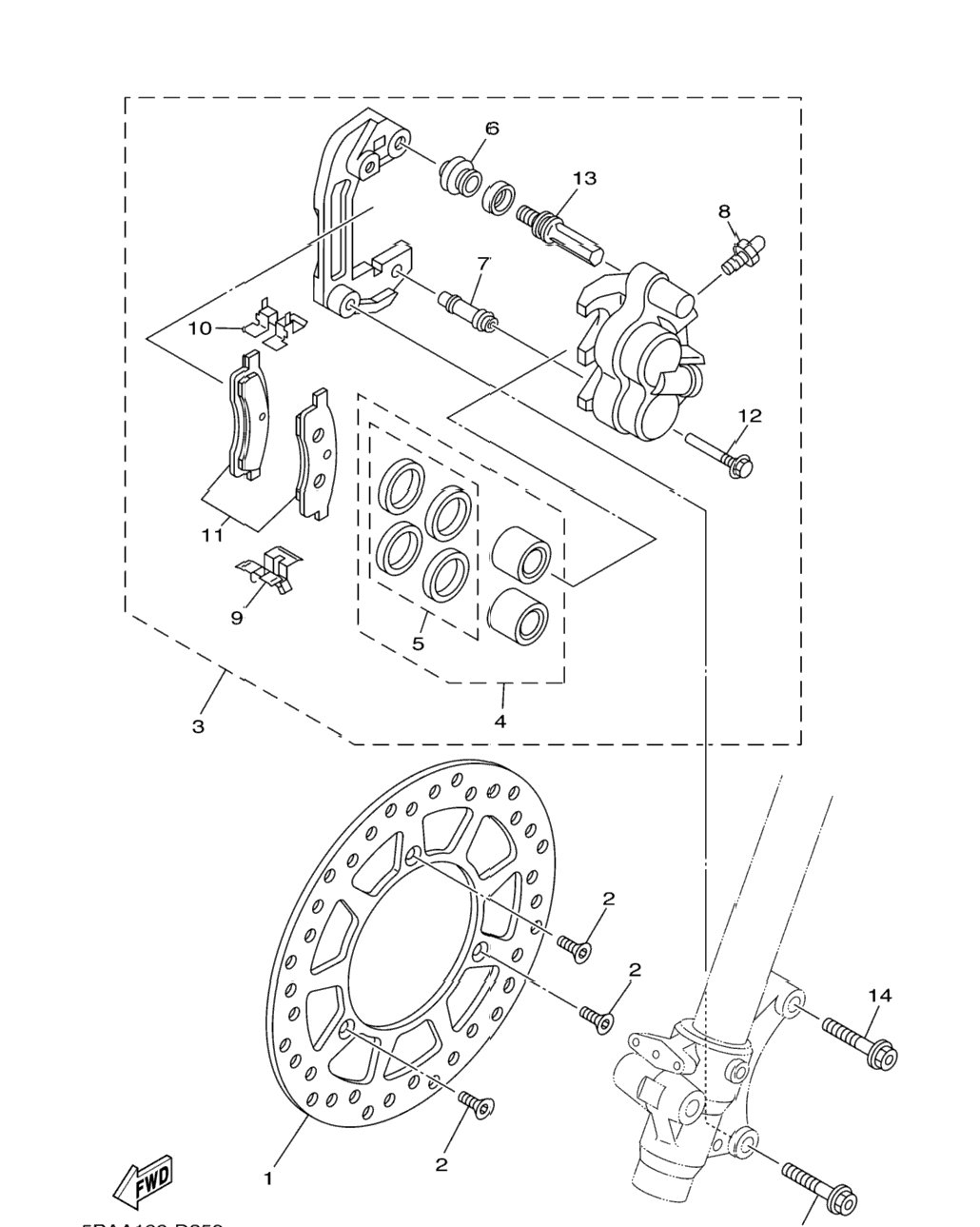 Front Brake Caliper