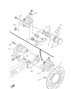 Rear Brake Caliper