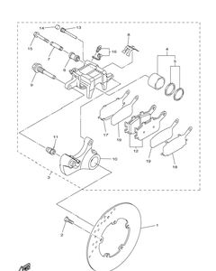 Нажмите для увеличения Rear Brake Caliper
