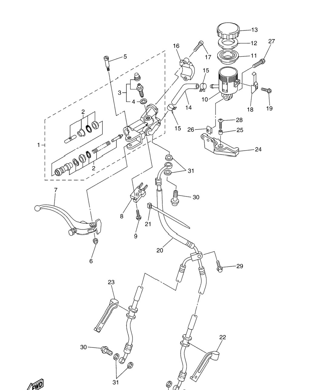 Front Master Cylinder