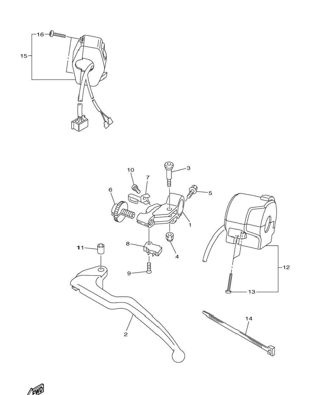 Handle Switch Lever