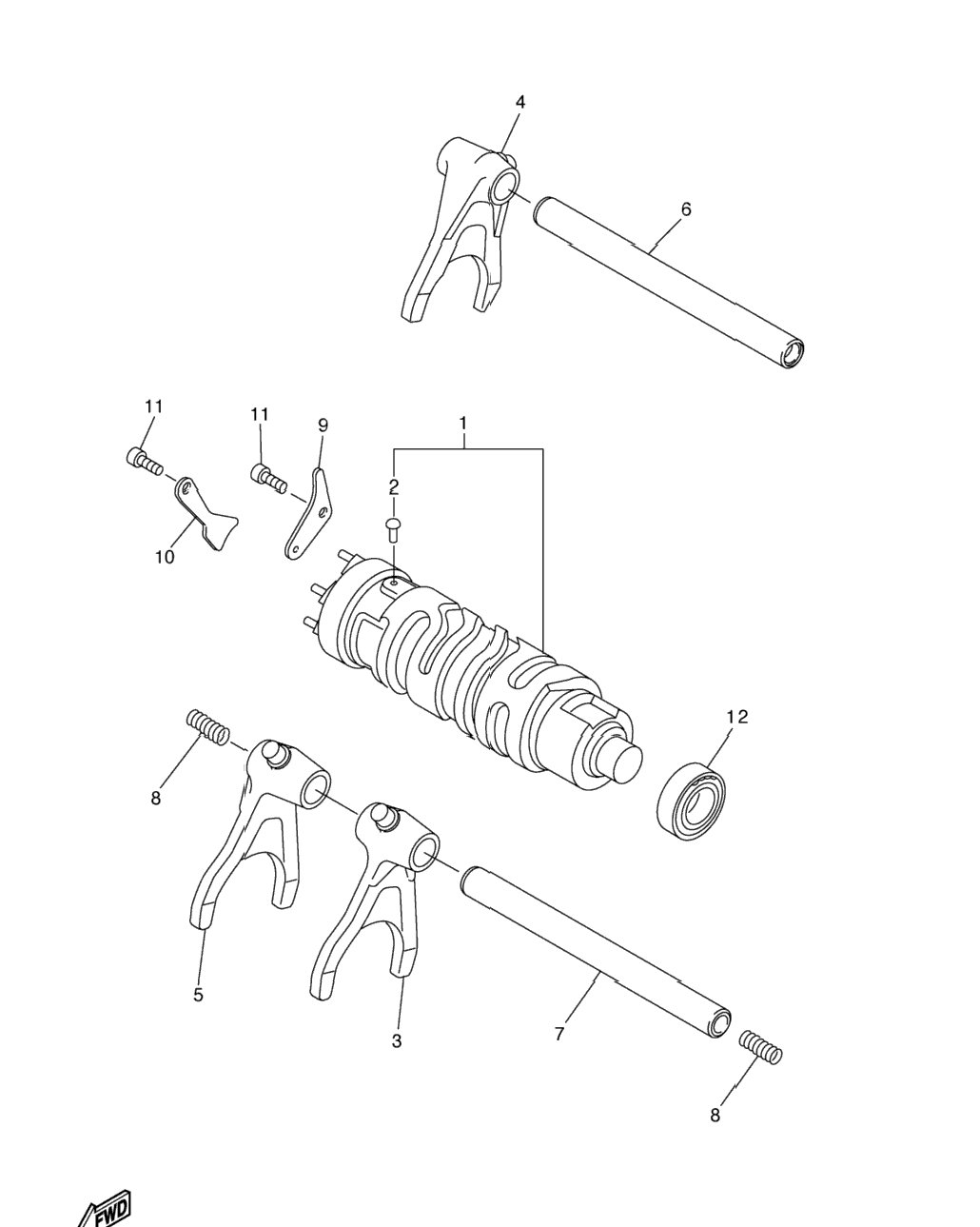 Shift Cam Fork