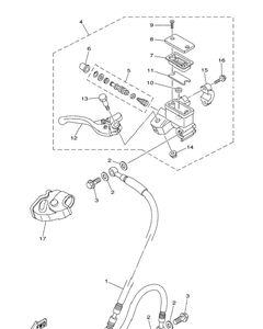 Нажмите для увеличения Front Master Cylinder