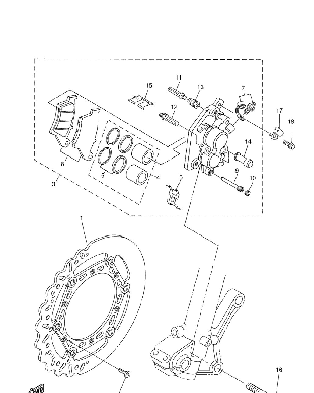 Front Brake Caliper