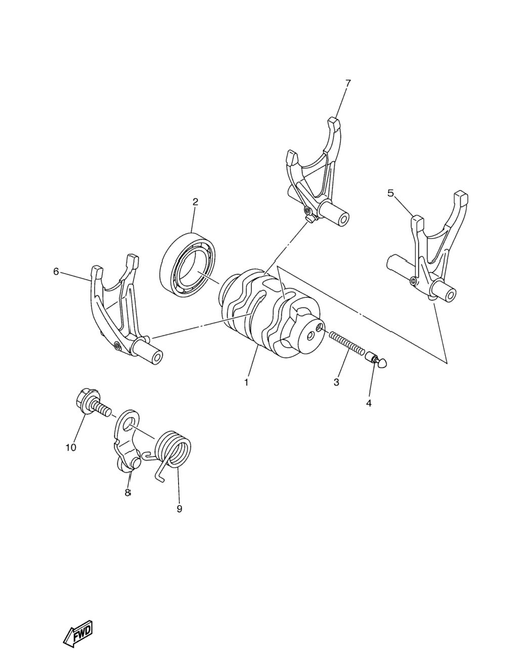 Shift Cam Fork