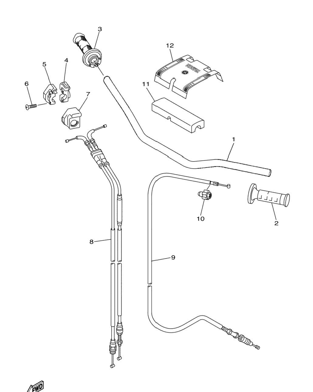 Steering Handle Cable