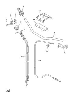 Нажмите для увеличения Steering Handle Cable