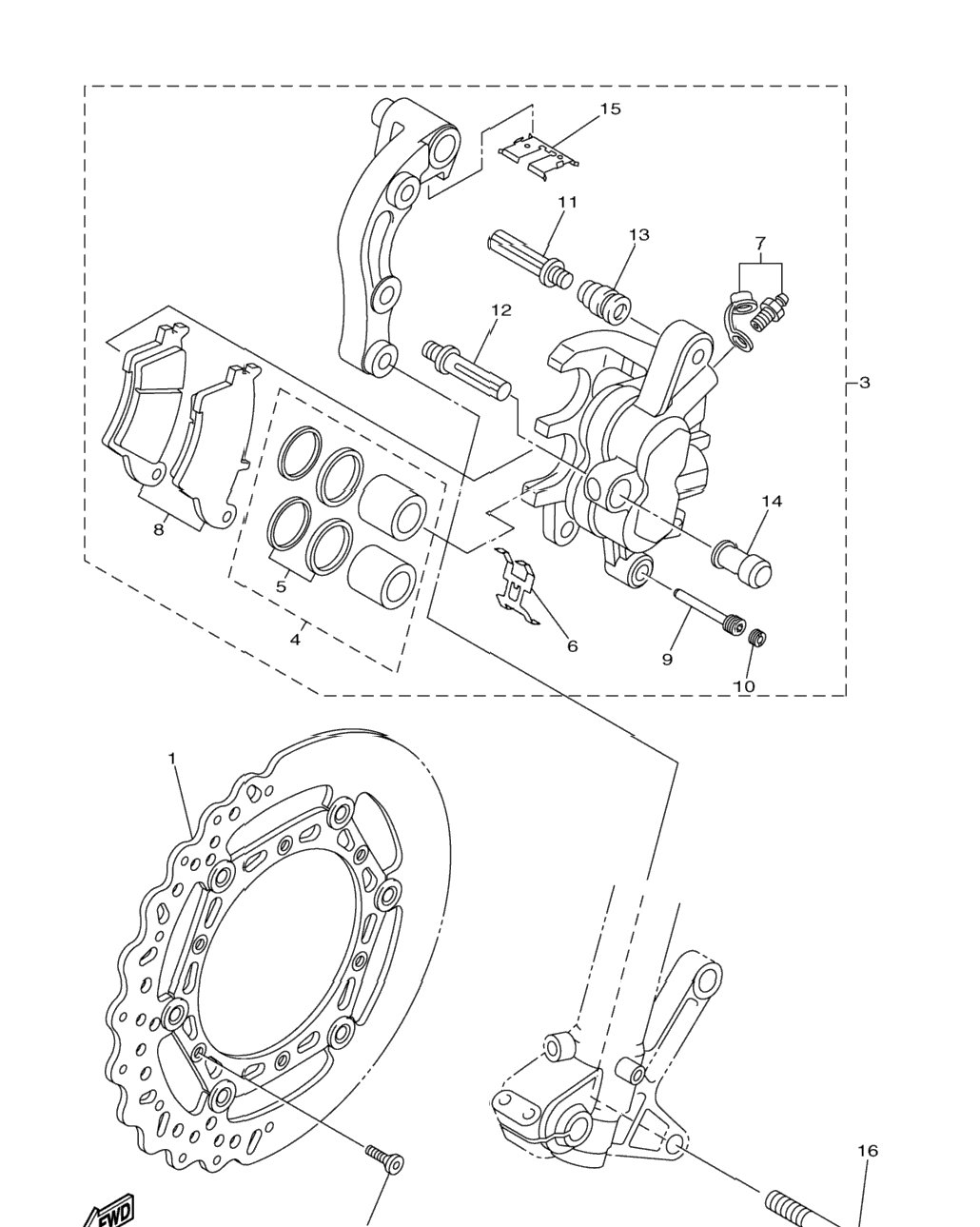 Front Brake Caliper