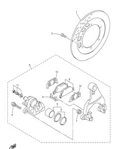 Нажмите для увеличения Rear Brake Caliper