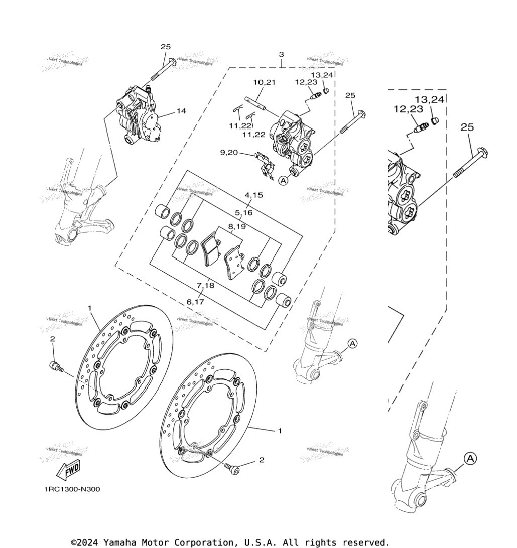 Front Brake Caliper