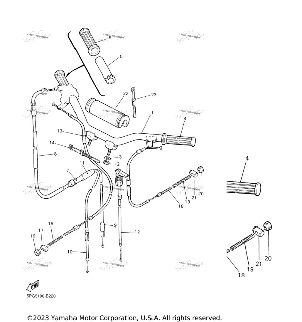 Steering Handle Cable