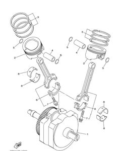 Нажмите для увеличения Crankshaft Piston