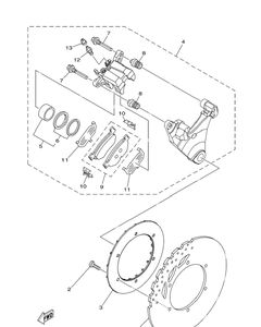 Нажмите для увеличения Rear Brake Caliper