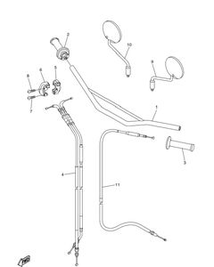 Нажмите для увеличения Steering Handle Cable