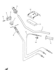 Нажмите для увеличения Steering Handle Cable