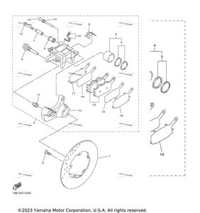 Нажмите для увеличения Rear Brake Caliper