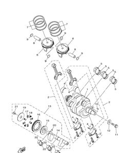 Нажмите для увеличения Crankshaft Piston