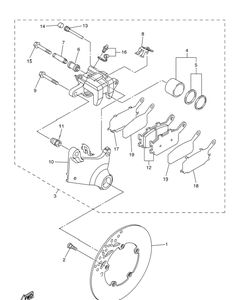 Нажмите для увеличения Rear Brake Caliper