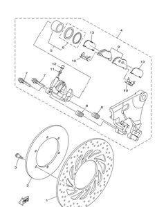 Нажмите для увеличения Rear Brake Caliper