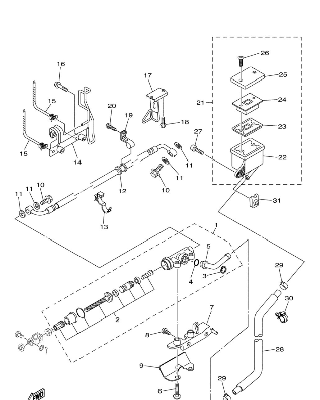 Rear Master Cylinder