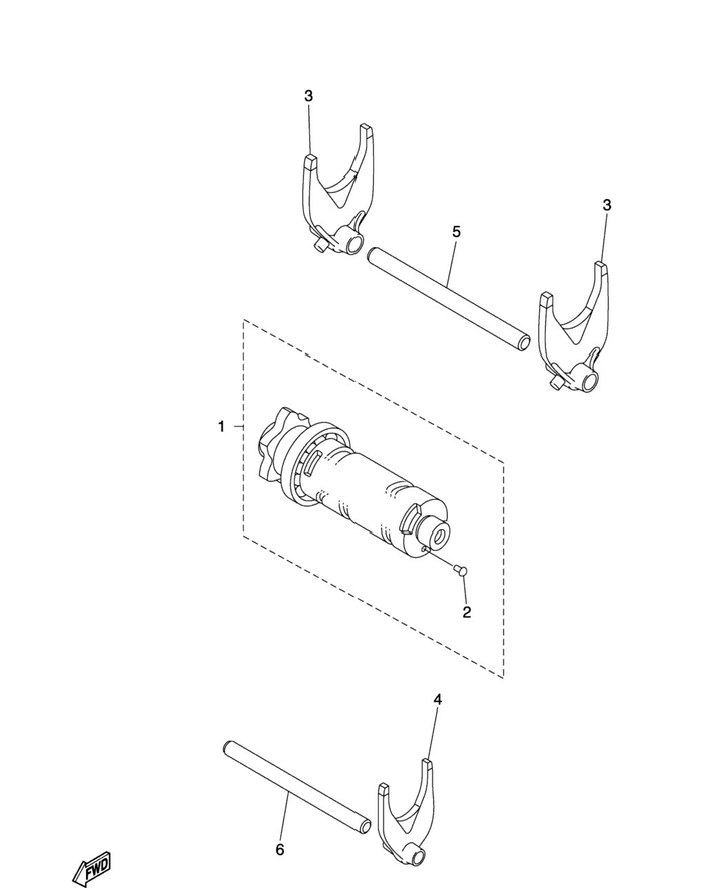 Shift Cam Fork