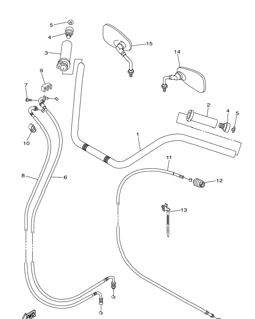 Steering Handle Cable
