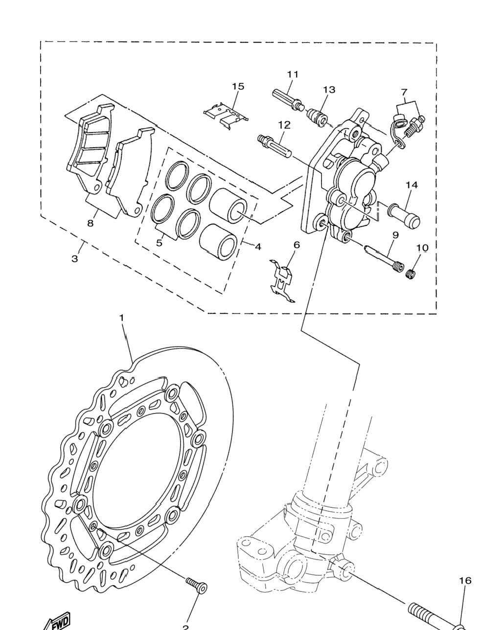 Front Brake Caliper