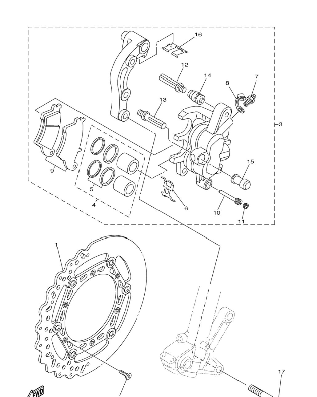 Front Brake Caliper