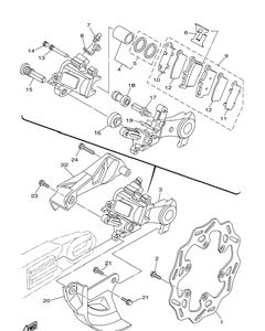 Нажмите для увеличения Rear Brake Caliper