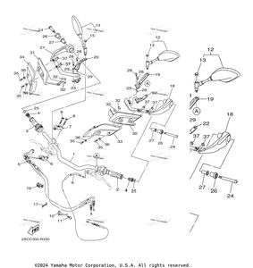 Нажмите для увеличения Steering Handle Cable