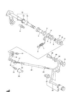 Нажмите для увеличения Shift Shaft