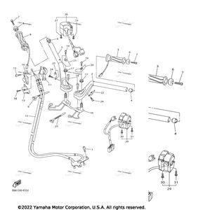 Нажмите для увеличения Steering Handle Cable