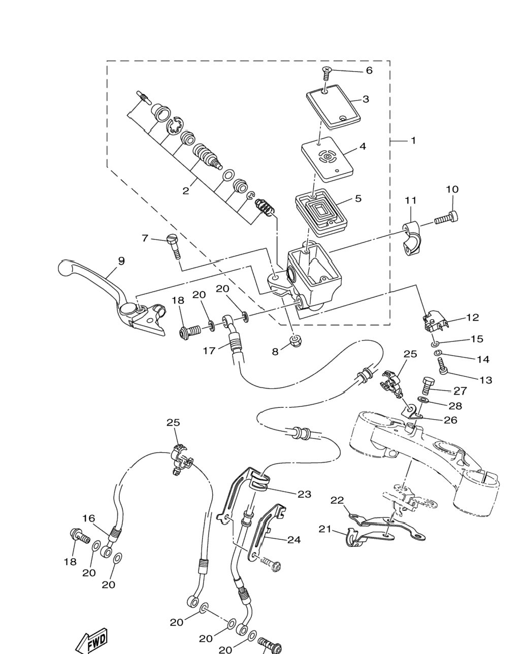 Front Master Cylinder