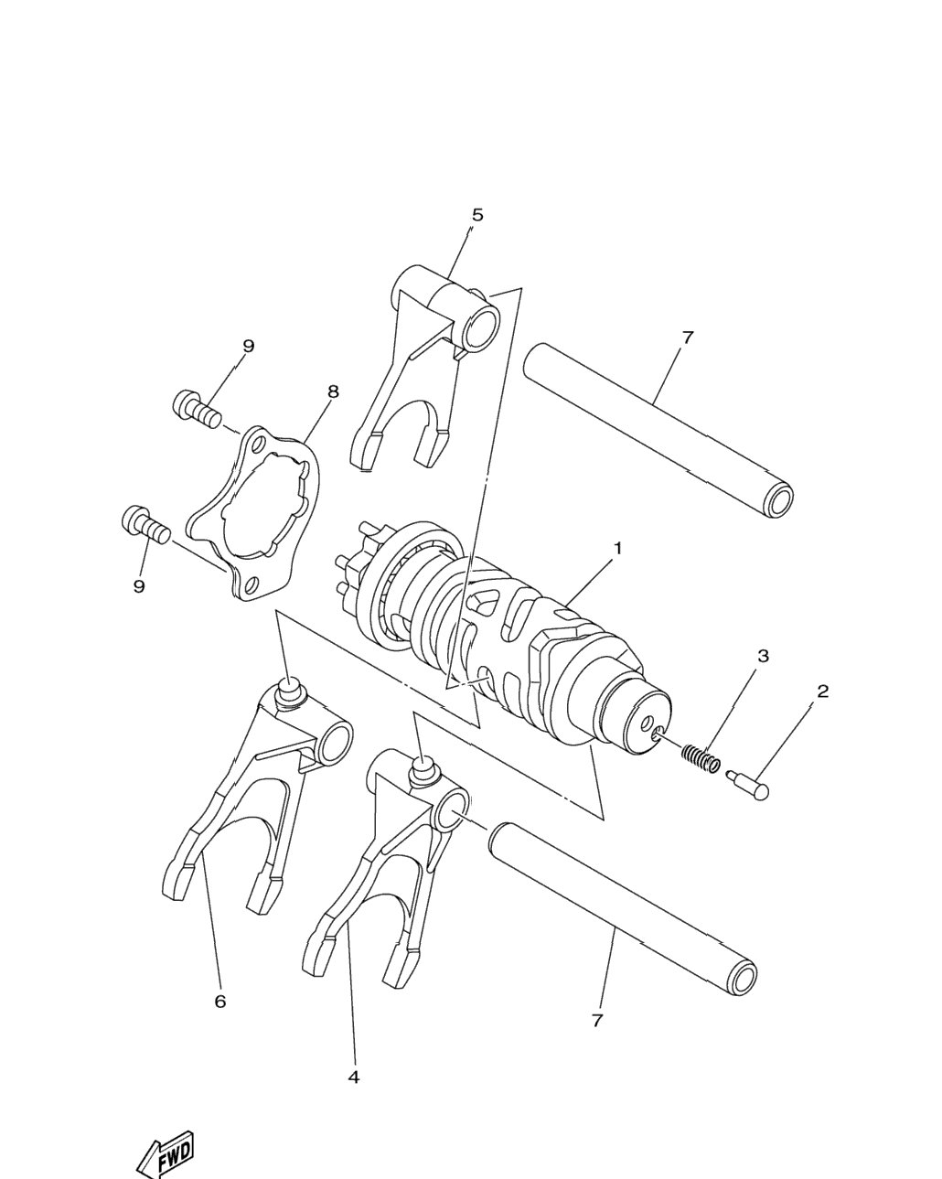 Shift Cam Fork
