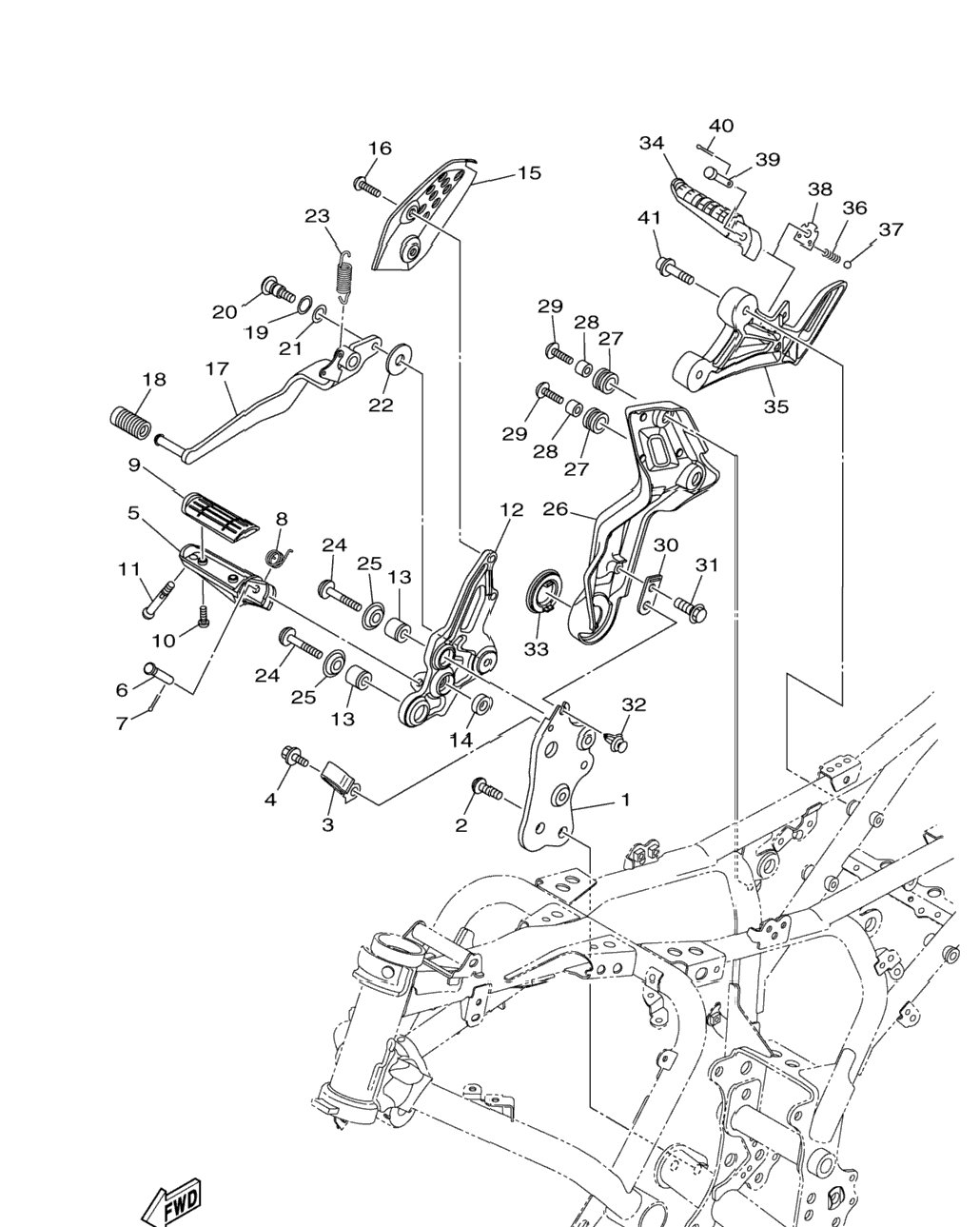 Stand Footrest 2